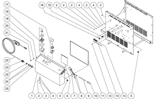 HHS-1002-1E1A/1E1G, HHS-1003-1E1A/1E1G, HHS-1502-1E1A/1E1G Electric Box Assembly Parts By MiTM
