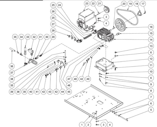 HHS-1003-1E1A/1E1G Motor/Pump Assembly Parts By MiTM