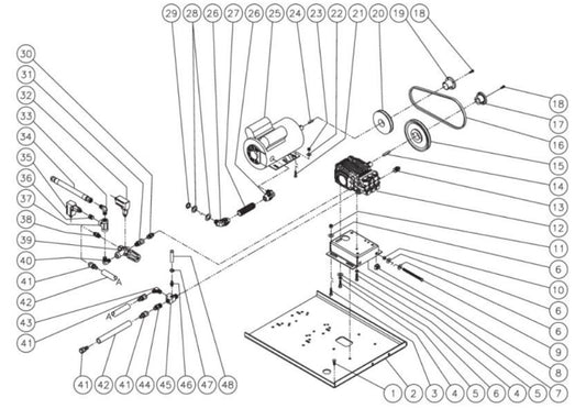 HHS-303-0E1A Motor/Pump Assembly Parts By MiTM  