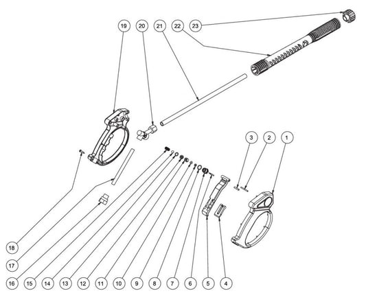 HLP-0703-0M10, HLP-1502-0M10 Gun//Lance Assembly Parts by Mi-T-M