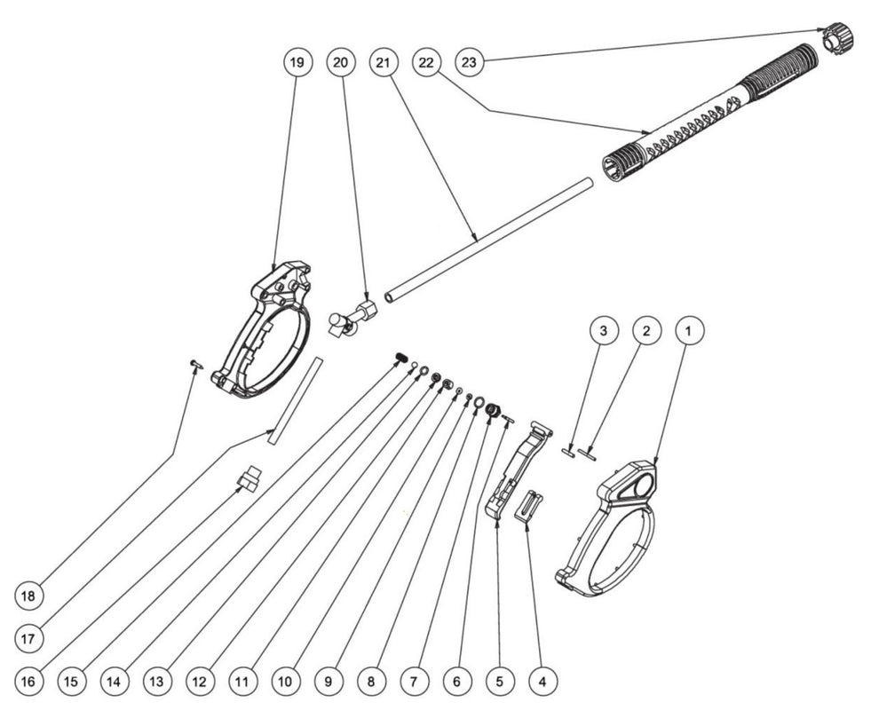 HLP-0703-0M10, HLP-1502-0M10 Gun//Lance Assembly Parts by Mi-T-M