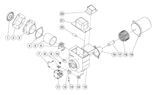 HOM-3506-0E10 Burner Assembly 2 Parts By MiTM