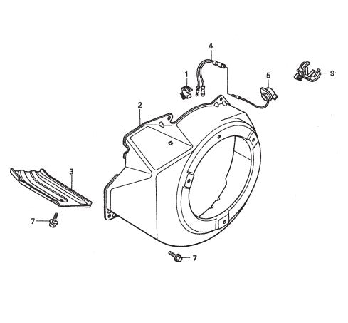 B-Series Fan Cover Assembly Parts by Multiquip Whiteman