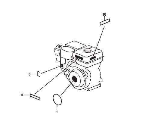 BA-Series Labels. Parts by Multiquip Whiteman