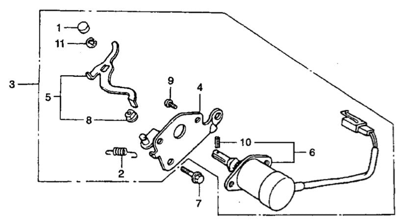 GA36HR Honda GX240RT2EDN2 Solenoid Assembly Parts By Multiquip 