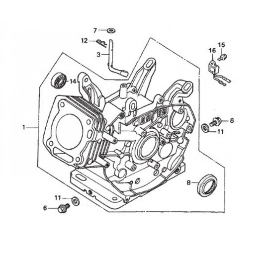 Cylinder Barrel Assembly Parts for HPLA/HPHA-36 Series Trowels by Multiquip Whiteman