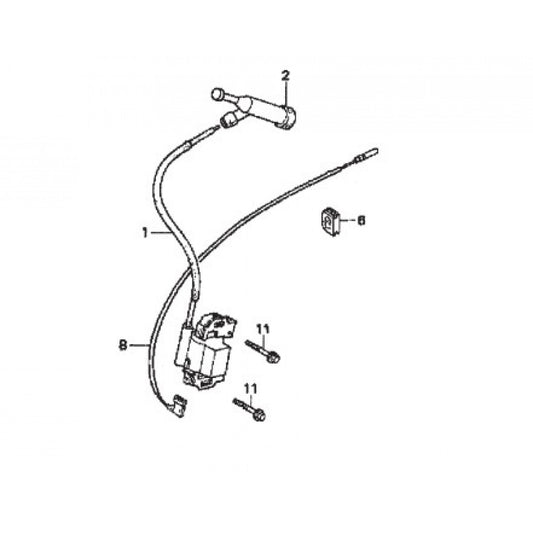 Ignition Coil Assembly Parts for HPLA/HPHA-36-Series Trowels by Multiquip Whiteman