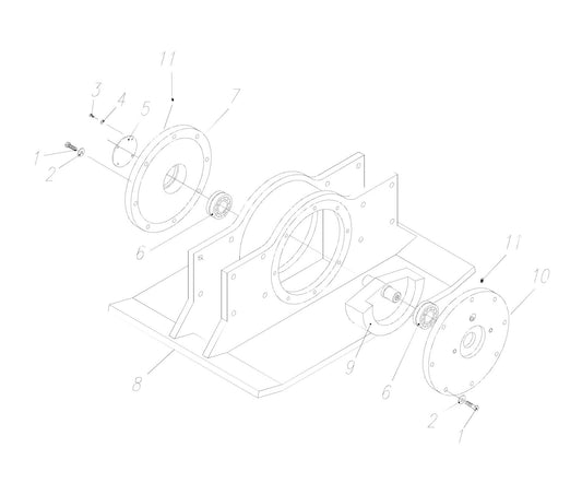 HP65 II-18 18" Base Plate Assembly Parts