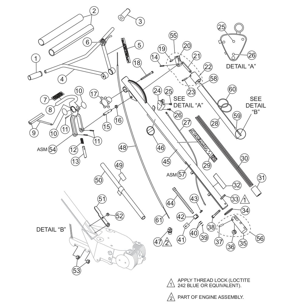 HPLA-HPHA-46 Quick-Pitch™  Assembly Parts by Multiquip Whiteman