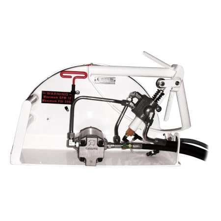 1800862 Warning Label, 8GPM 2500 PSI for HS-20-8 Hydraulic Hand Saw Core Cut by Diamond Products