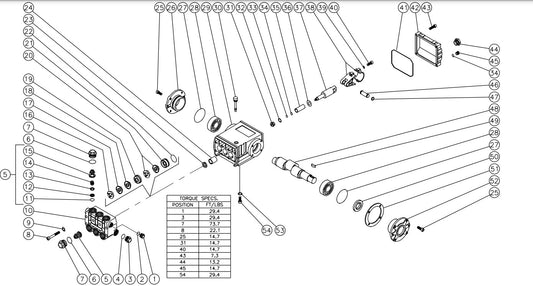 HS-3505-CMH1 Pump Assembly Parts by Mi-T-M