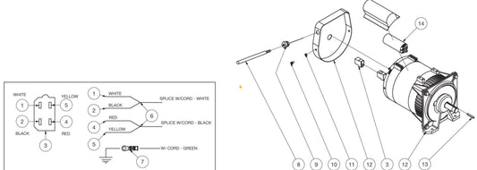 HS Gasoline-Diesel Models Generator Assembly Parts by Mi-T-M