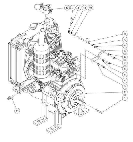 HS-3006-0MDK, HDC-3505-0B7G Engine Assembly Parts by Mi-T-M