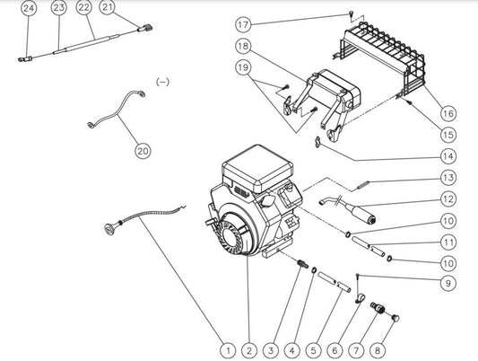 HDS-3005-0V6G (sn:0-99999999), HDS-3006-0R7G (sn:15160031-99999999) Engine Assembly Parts by Mi-T-M