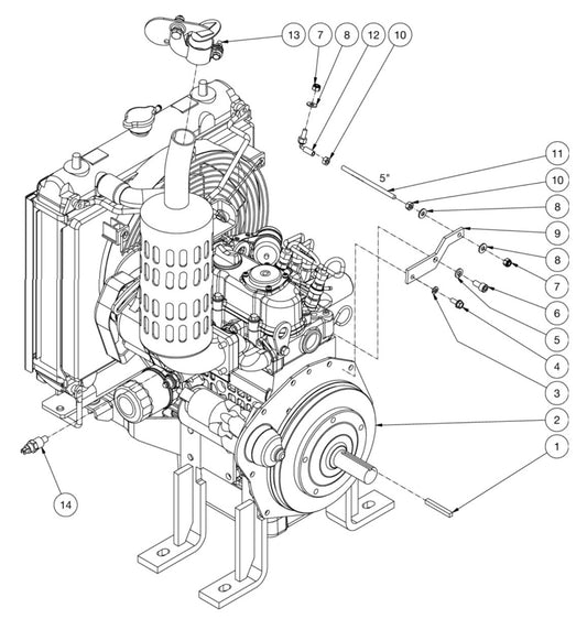 HS-4005-0MDK Engine Assembly Parts by Mi-T-M