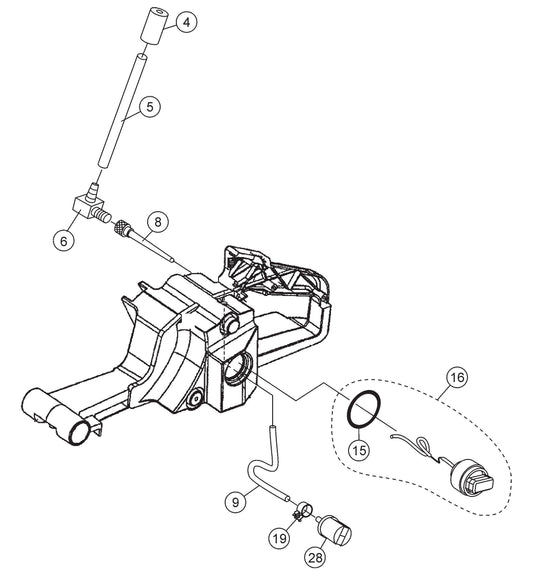 HS62A Fuel Tank Assembly Parts