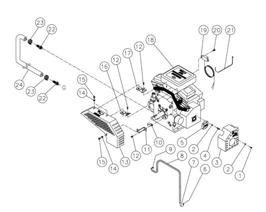HSD-3005-0MGV Engine Assembly Parts By MiTM