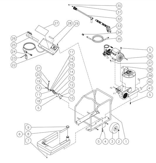 HSE-1002-0M11 (sn:15005797-99999999), (sn:15000000-15005796), HSE-1002-2M11 Frame Assembly Parts by Mi-T-M