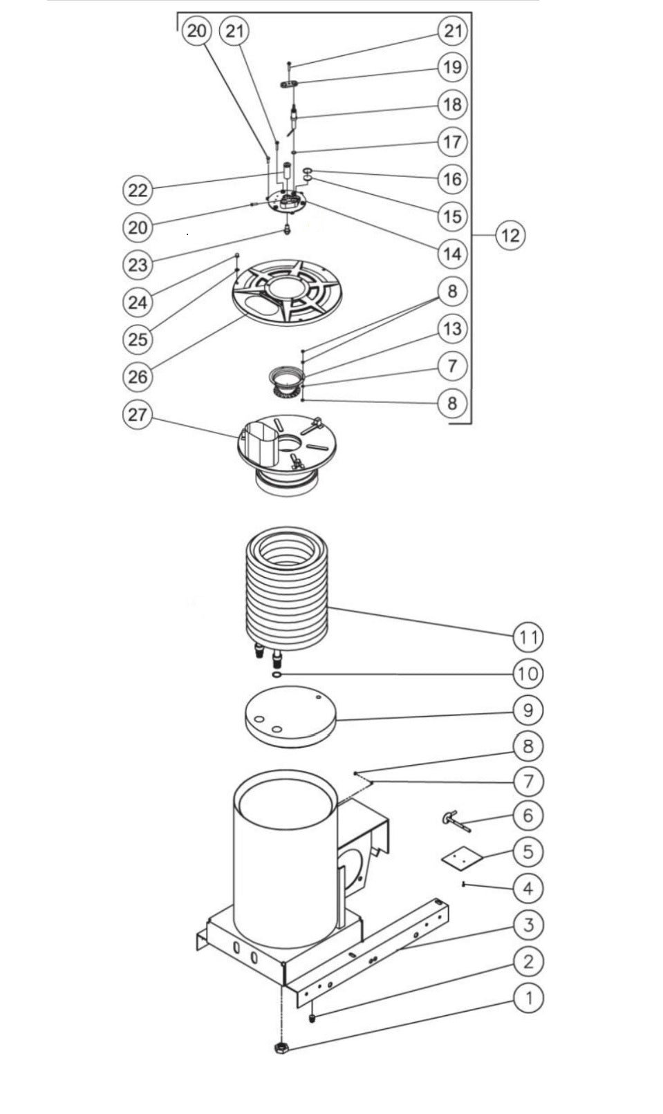 HSE-1250-0M11 (sn:15071603-99999999) Boiler Assembly Parts by Mi-T-M