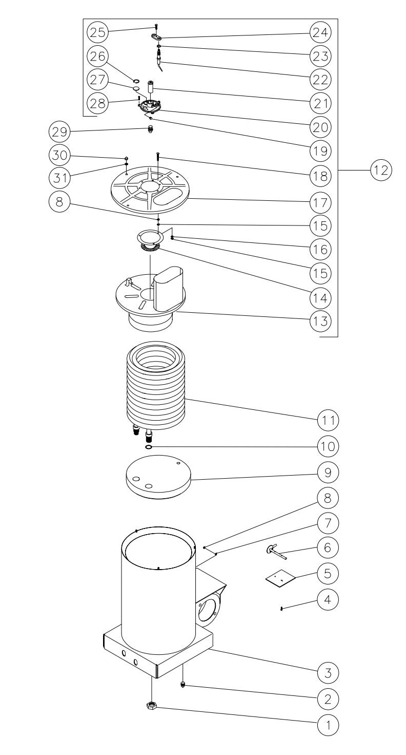 HSE-1250-0M11 Boiler Assembly Parts by Mi-T-M