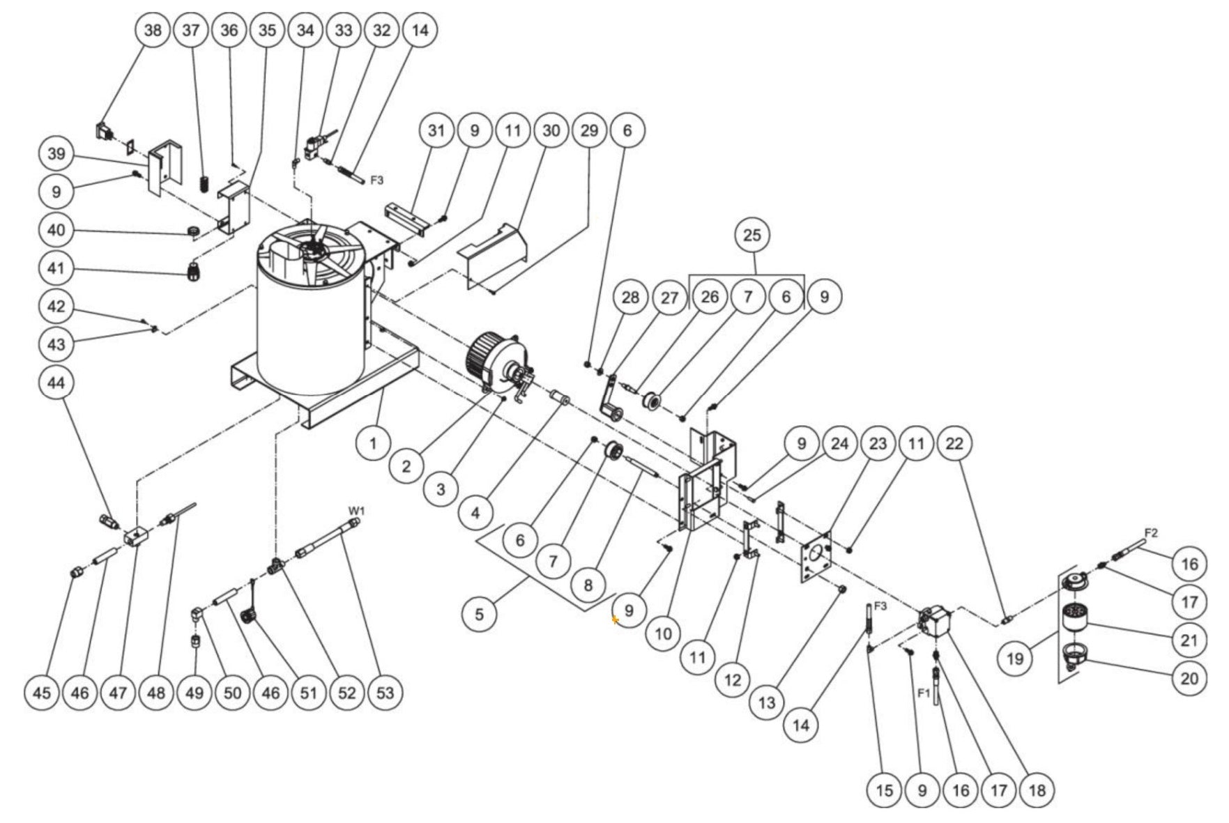 HSP-2003-1MGH, HSP-2003-1MGV Heat Exchanger//EMF System Parts by Mi-T-M