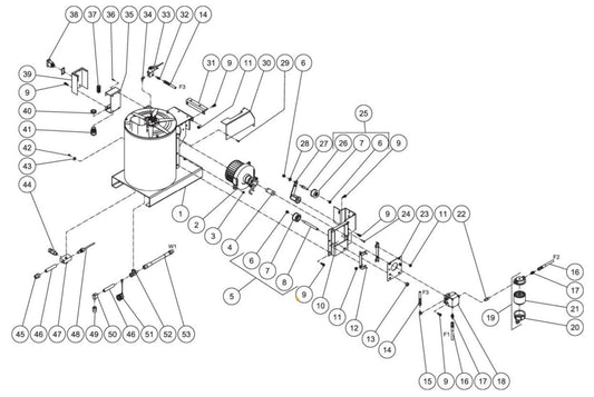 HSP-2003-1MGH, HSP-2003-1MGV Heat Exchanger//EMF System Parts by Mi-T-M