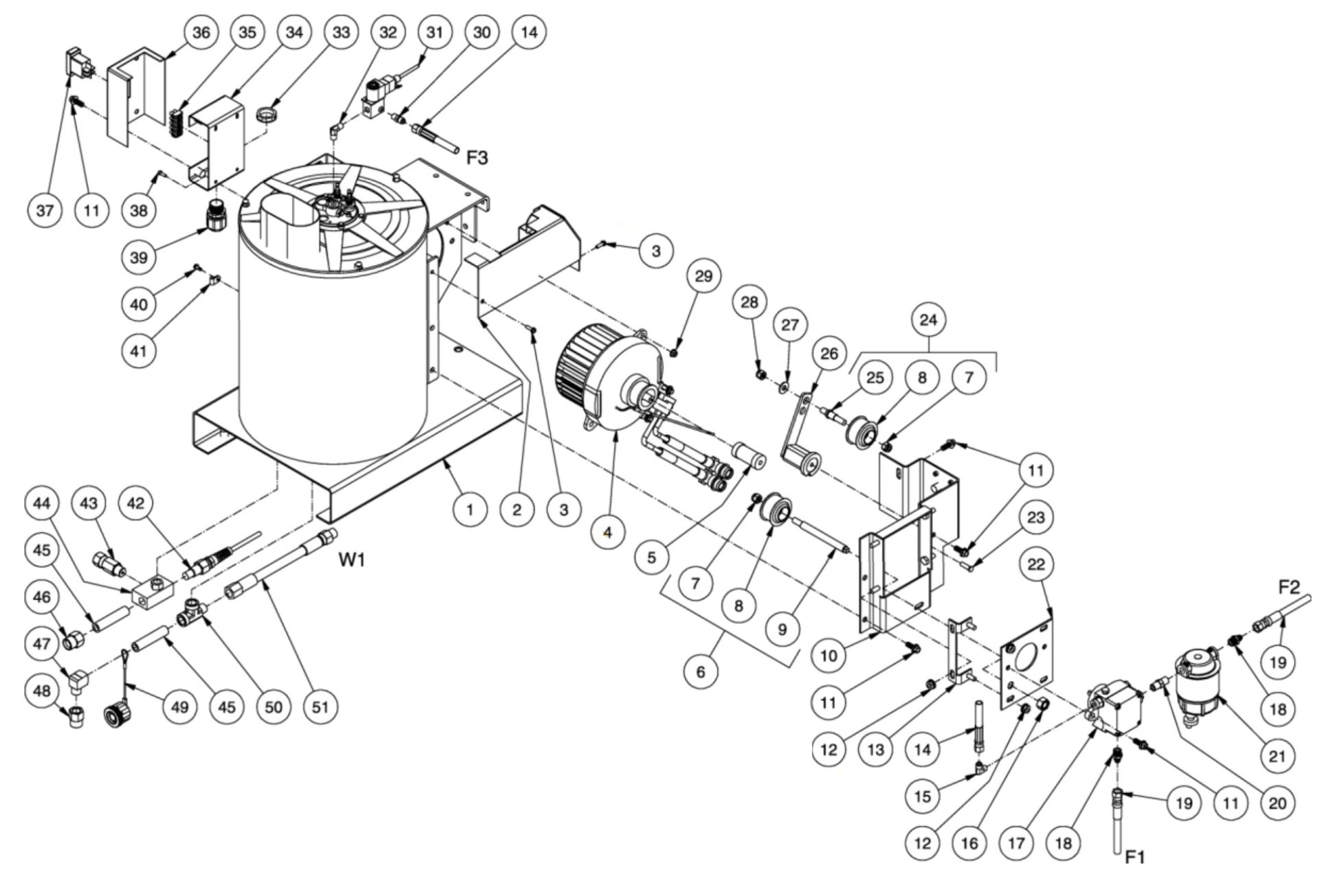 HSP-2403-1MGH (sn:15035592-99999999) Heat Exchanger//EMF System Parts by Mi-T-M