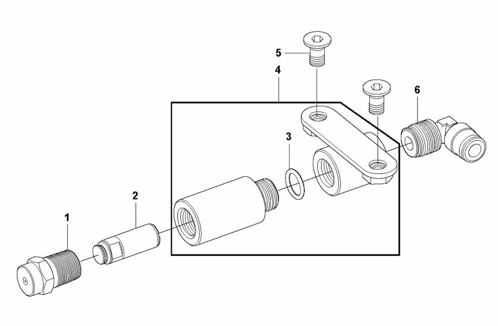 HTC 950 RX Mist Nozzle Assembly Parts by Husqvarna