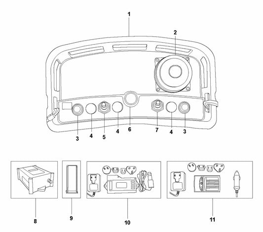 HTC 950 RX Remote Control Assembly Parts by Husqvarna