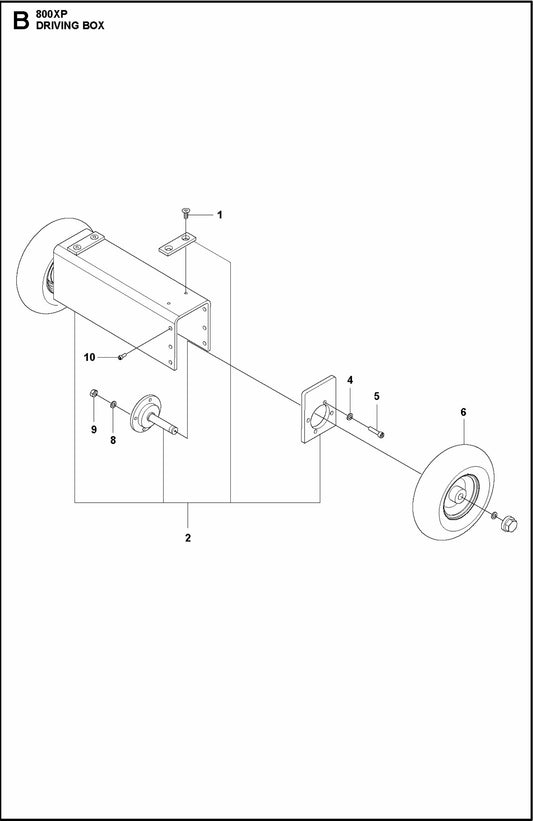 HTC 800 XP Driving Box Assembly Parts