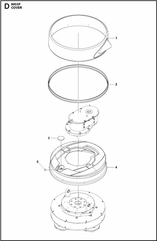 HTC 800 XP Cover Assembly Parts