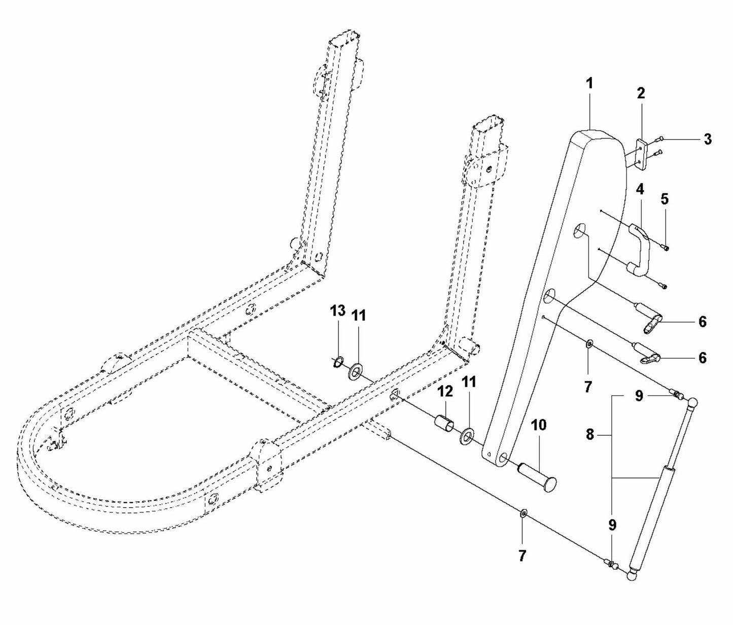 HTC 800 XP Weight Kits Assembly Parts by Husqvarna