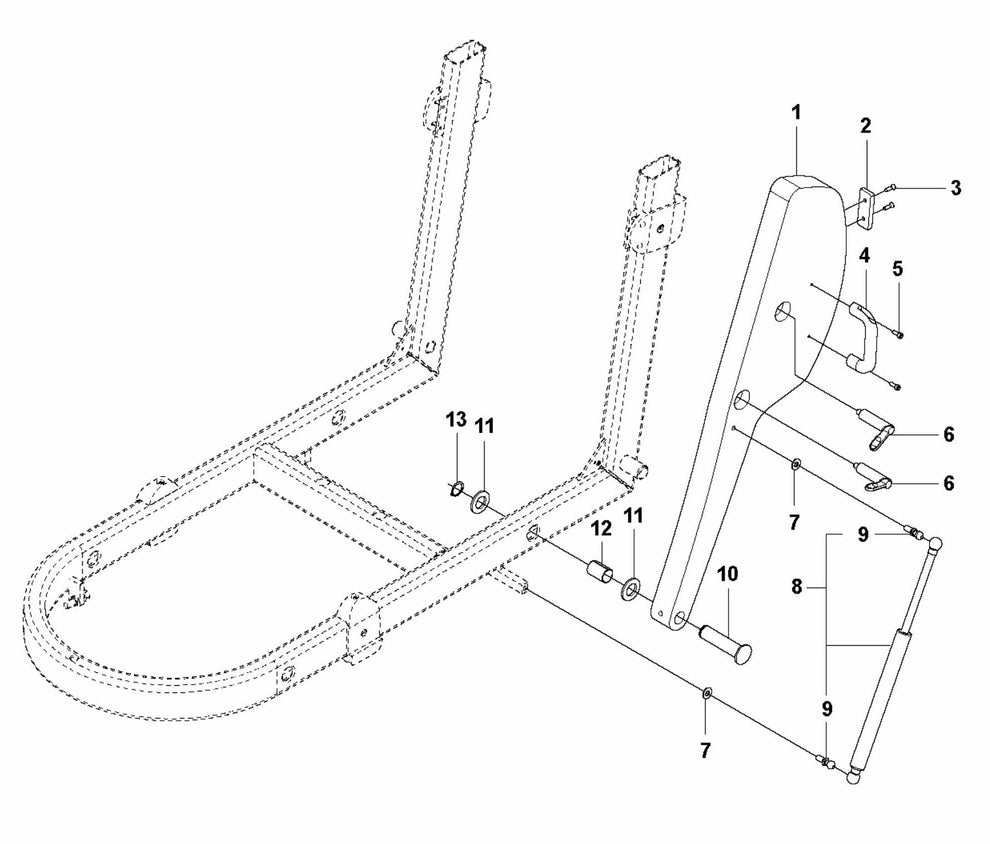 HTC 800 XP Weight Kits Assembly Parts by Husqvarna