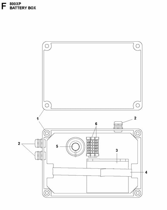 HTC 800 XP Battery Box Assembly Part