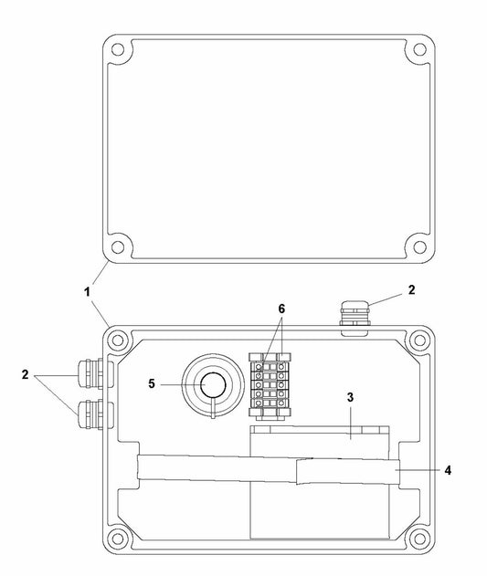 HTC 800 XP Battery Box Assembly Parts by Husqvarna