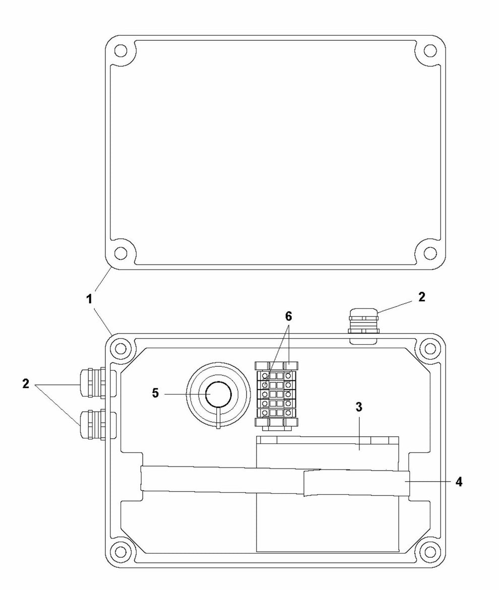 HTC 800 XP Battery Box Assembly Parts by Husqvarna