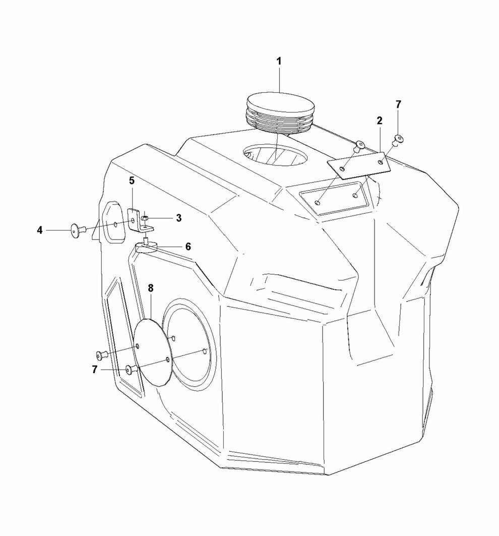 HTC T5 (2.2 kW) Decals Assembly Parts