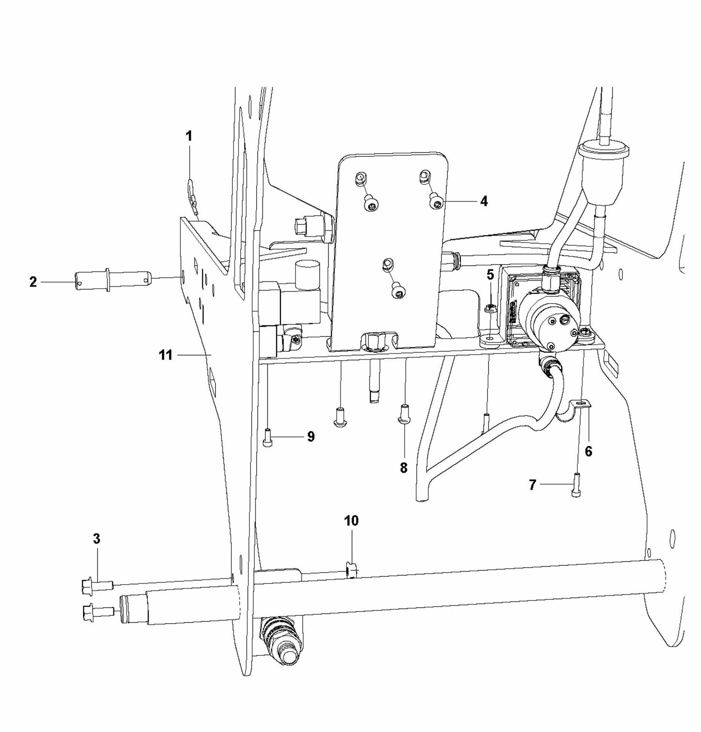 HTC T5 (2.2 kW) Chassis/Frame Assembly Parts