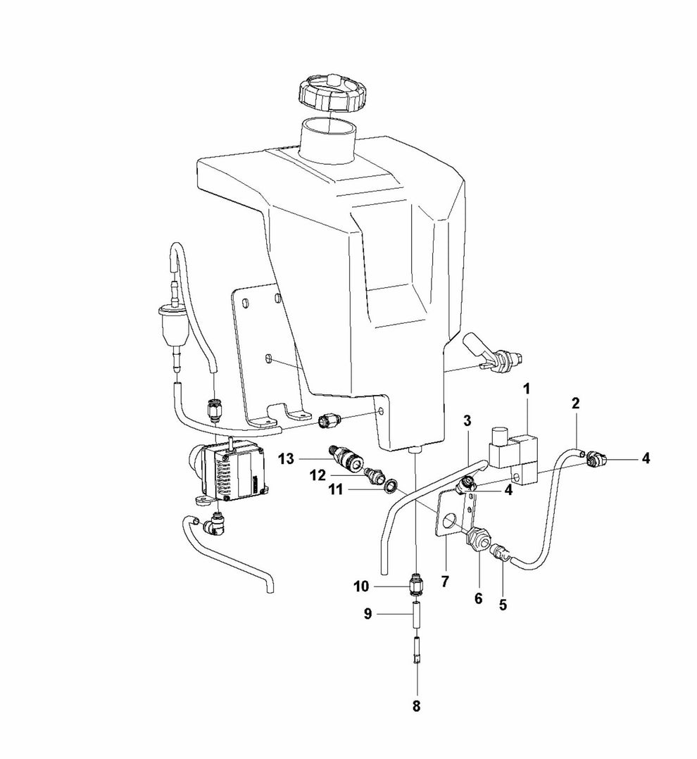HTC T5 (2.2 kW) Valves Assembly Parts