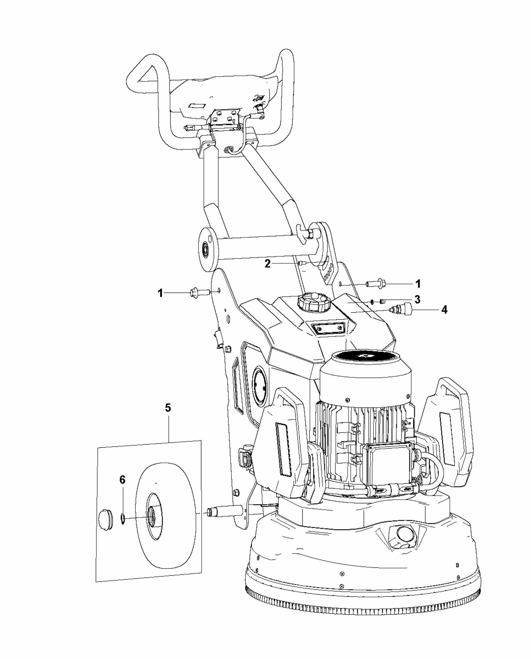 HTC T5 (2.2 kW) Wheels And Tires Assembly Parts