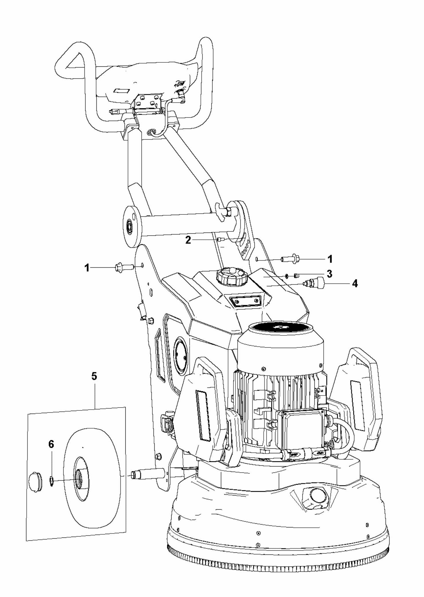 HTC T5 (4 kW) Wheels And Tires Assembly Parts