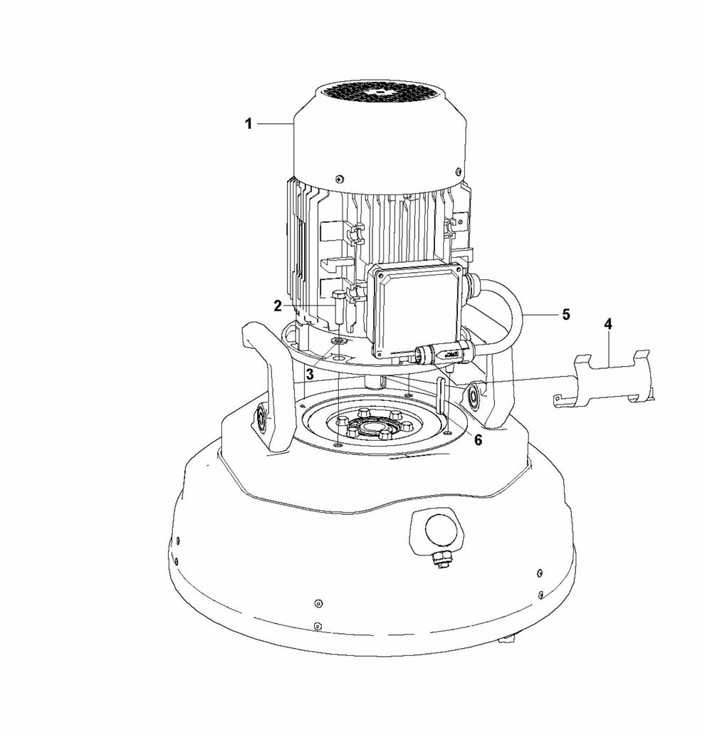HTC T5 (2.2 kW) Motor Assembly Parts