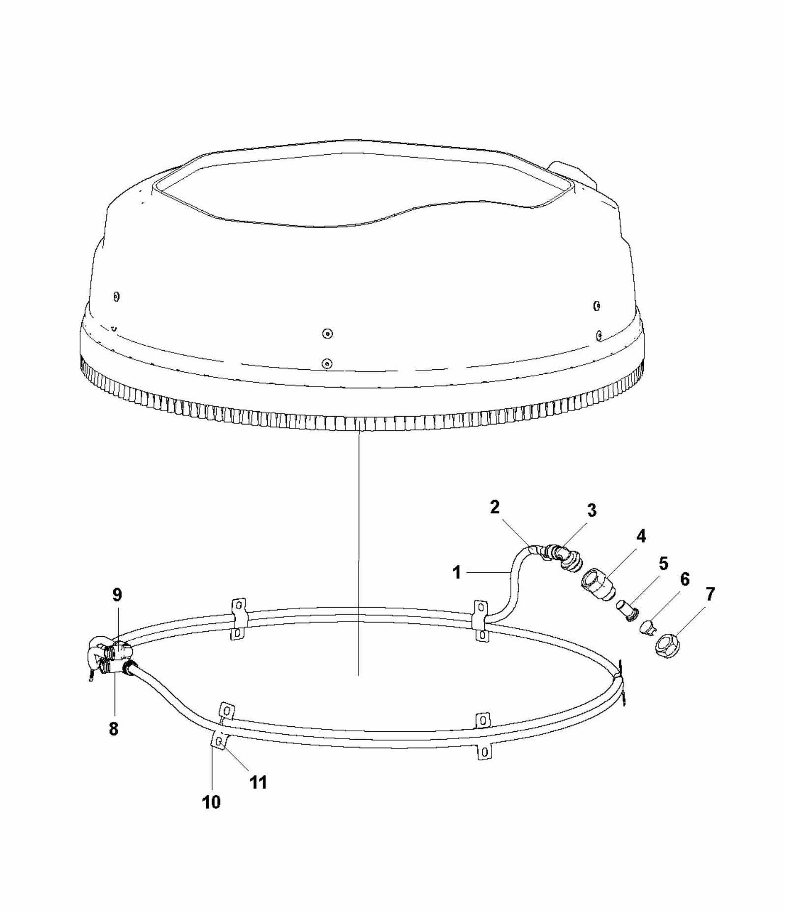 HTC T5 (2.2 kW) Mist System Assembly Parts