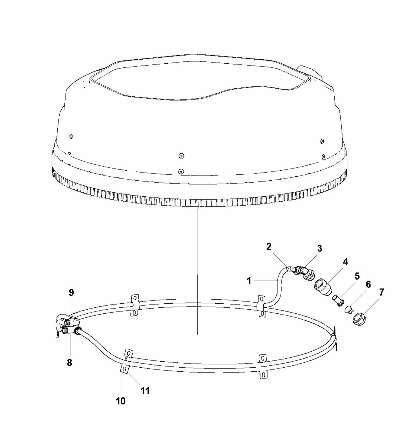 HTC T5 (4 kW) Mist System Assembly Parts
