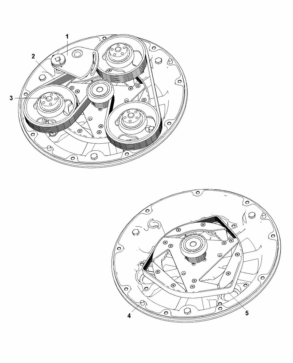 HTC T5 (4 KW) Grinding Head Internal And Upper Assembly Parts