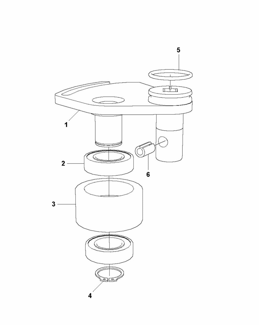HTC T5 (2.2 kW) Idler Pulley Assembly Parts