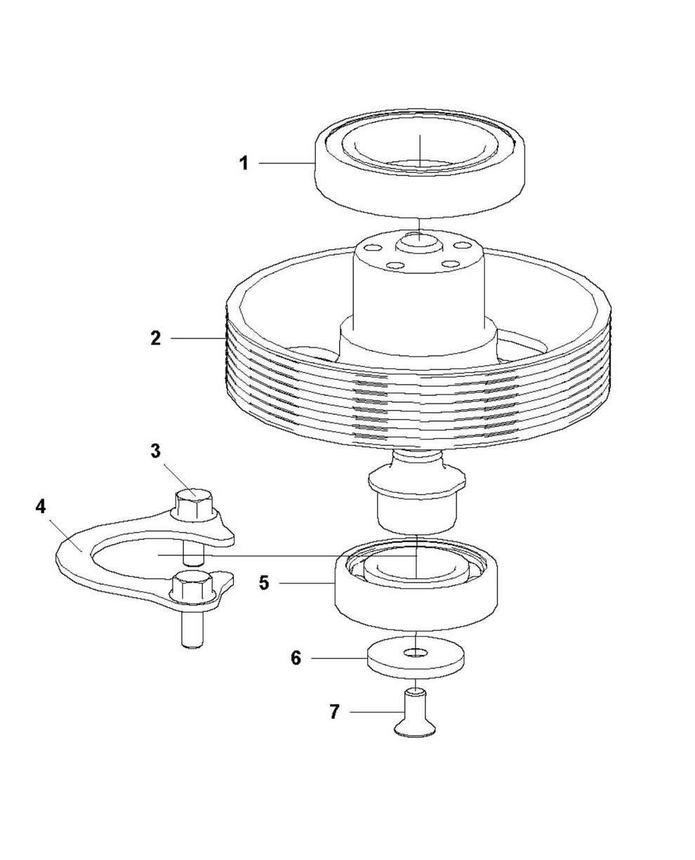 HTC T5 (4 KW) Pulley Assembly Parts