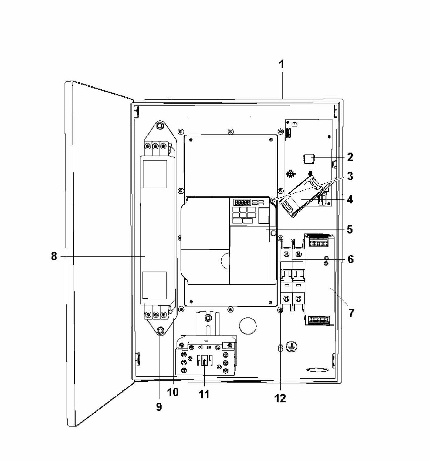 HTC T5 (2.2 kW) Electrical Cabinet Assembly Parts