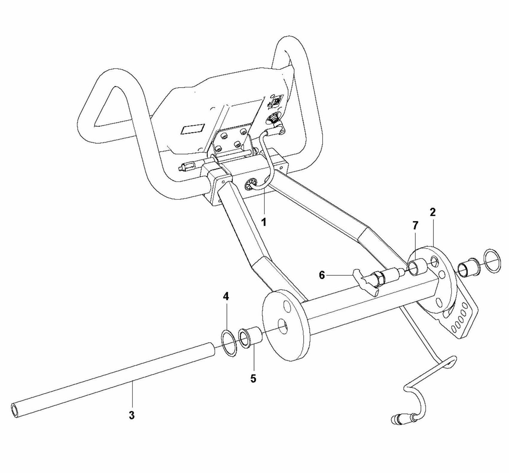 HTC T5 (4 kW) Pull Handle Assembly Parts
