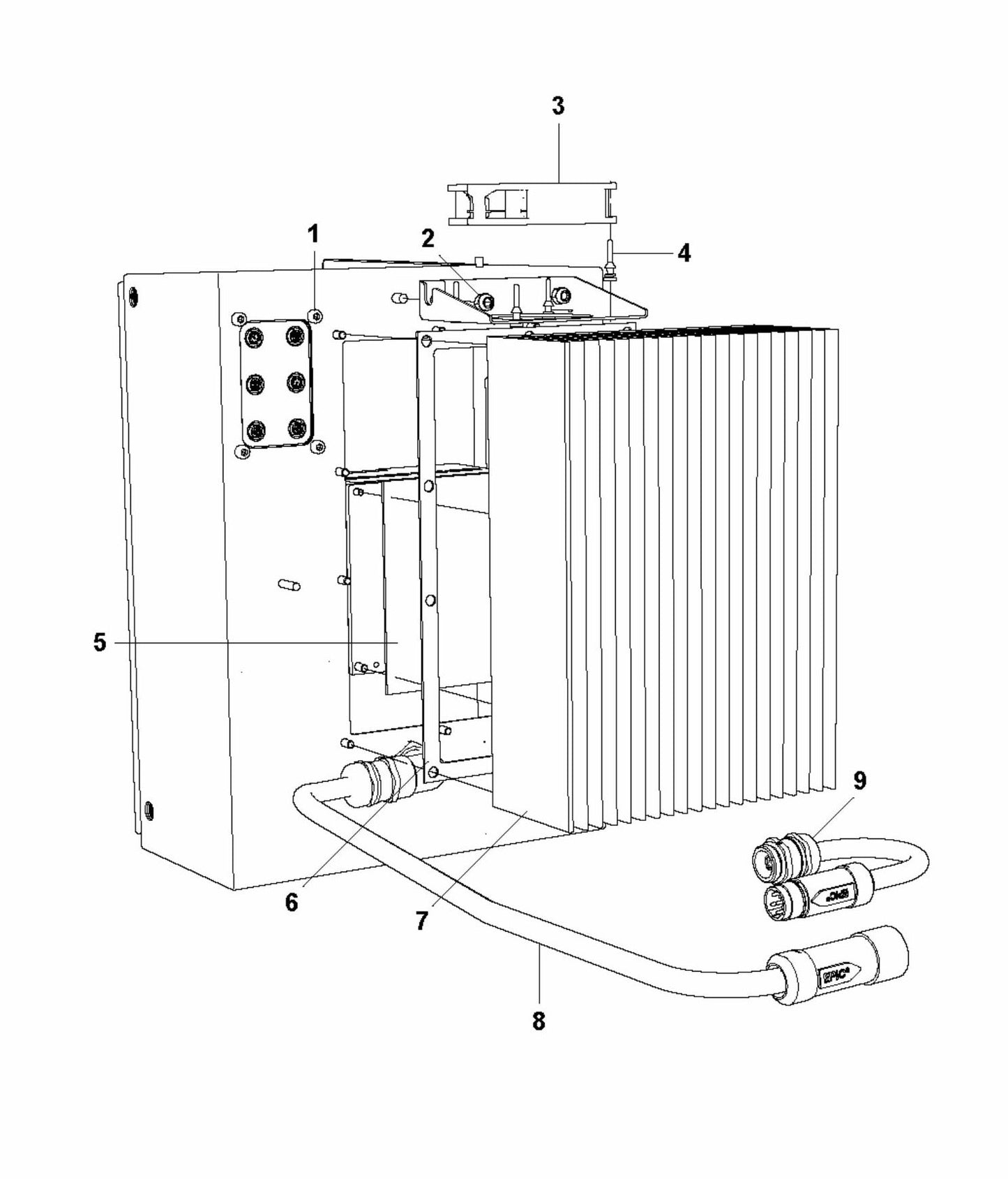 HTC T5 (4 kW) Inverter Assembly Parts